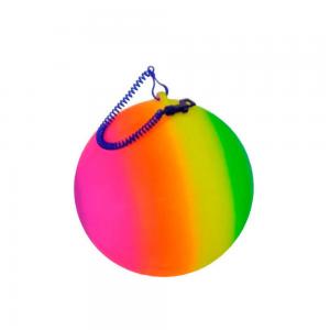 Regenboog bal aan koord