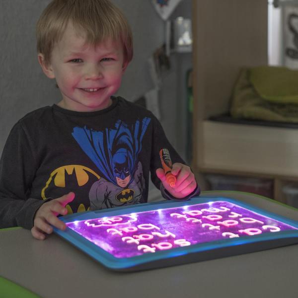 4 Verlichte schrijfborden met 6 stiften