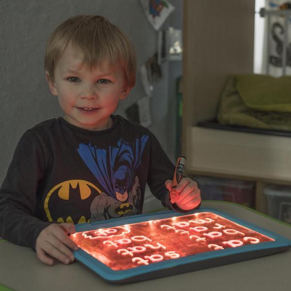 4 Verlichte schrijfborden met 6 stiften