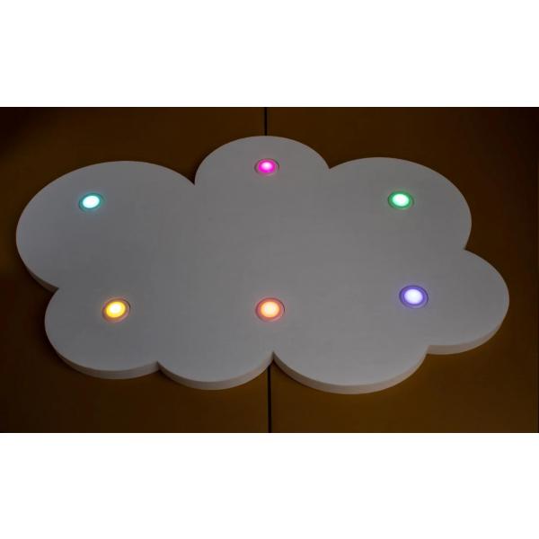 Akoestische wolk met LED verlichting