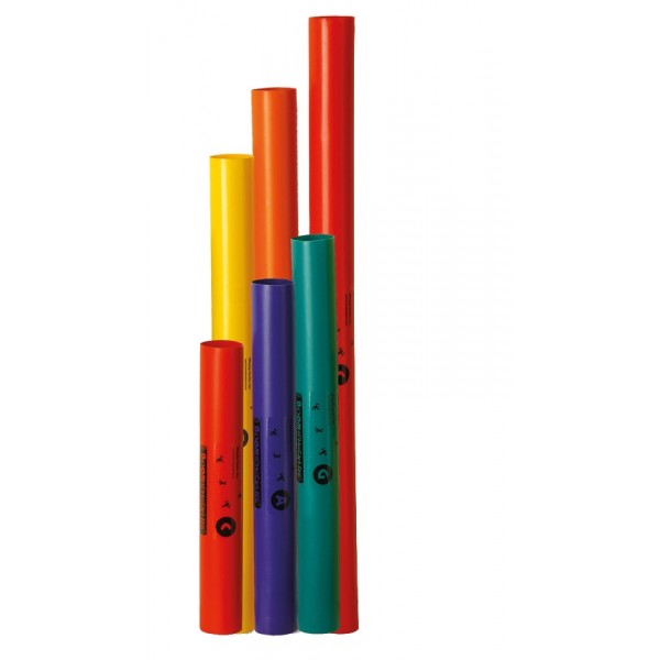 Boomwhackers pentatonisch - set van 6