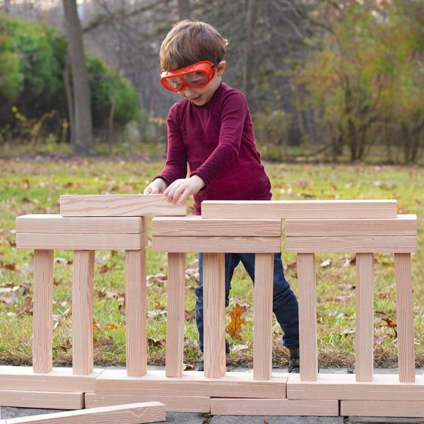 Constructieset houten balken
