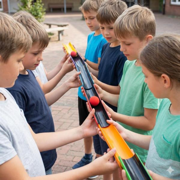 Dakgotenspel – samenwerkingsspel met goten en ballen