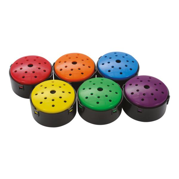 Gekleurde pratende knoppen - set van 6