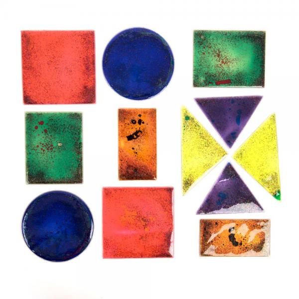 Glitter gelshapes - set van 12