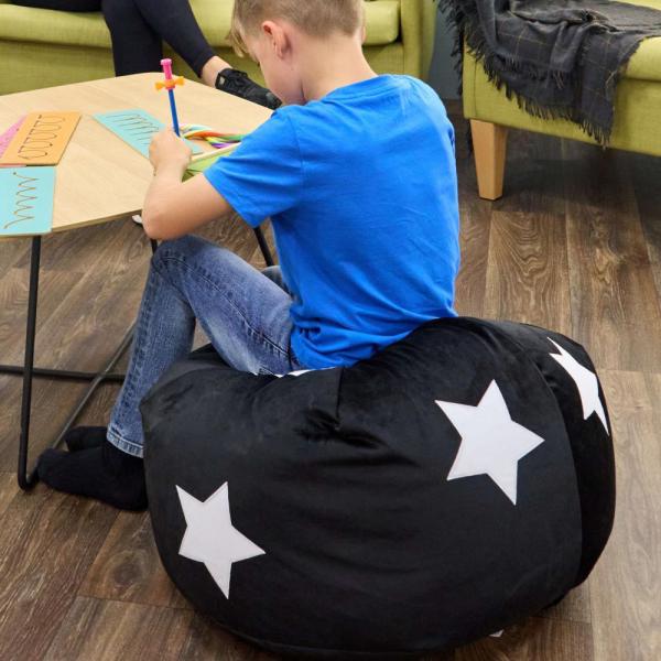 Glow in the dark zitzak