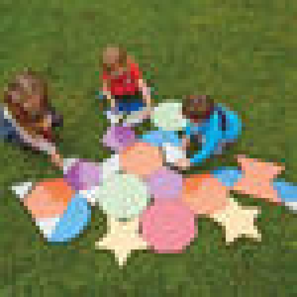 Grote mozaïek vormen