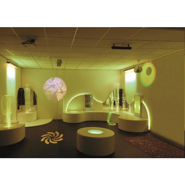 Hoekmodule vezelnevelboom kwartrond - 910  Canvas White #N.M.L.