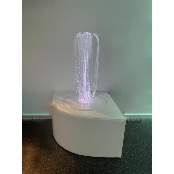 Hoekmodule vezelnevelboom kwartrond - 910  Canvas White #N.M.L.