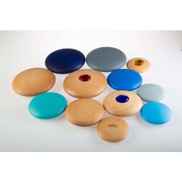 Houten pebbles