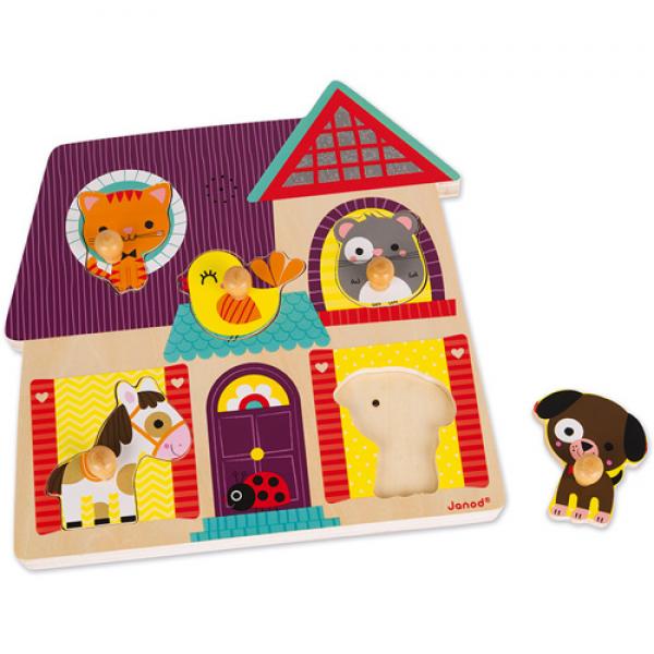 Janod Muzikale Puzzel - Mijn Kleine Vrienden