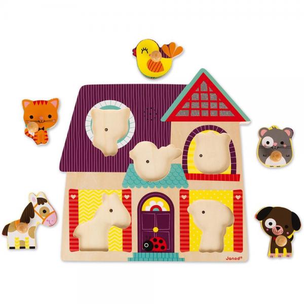 Janod Muzikale Puzzel - Mijn Kleine Vrienden