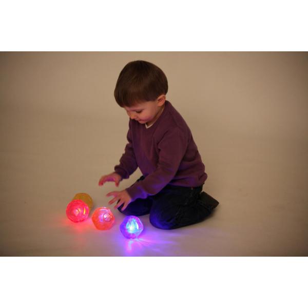 Kleine sensorische lichtballen - set van 4