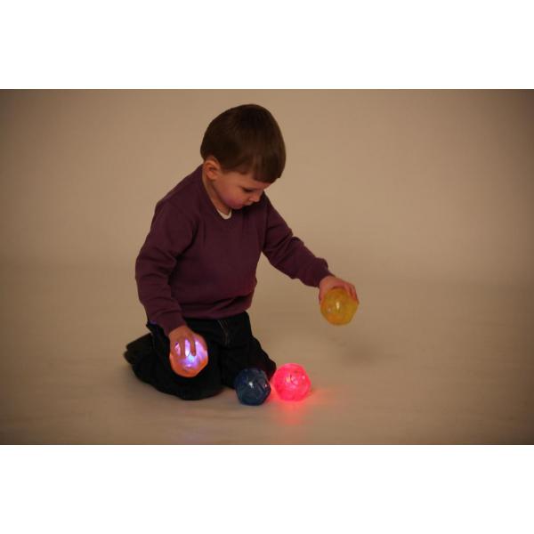 Kleine sensorische lichtballen - set van 4