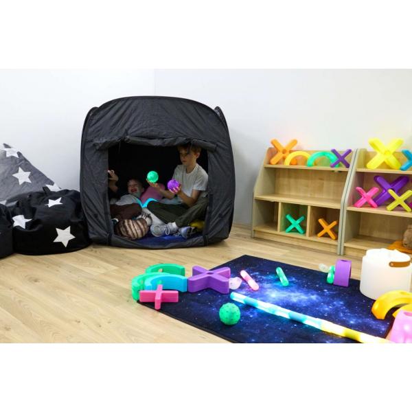 Kleine snoezeltent - zwart