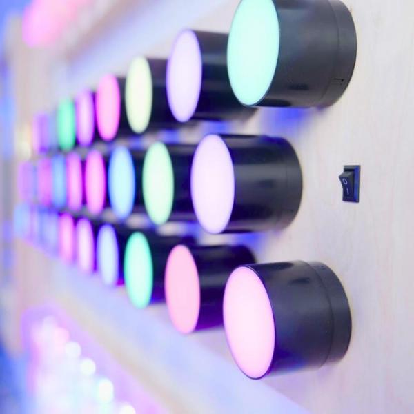 Kleurenspectrum rotatiepaneel
