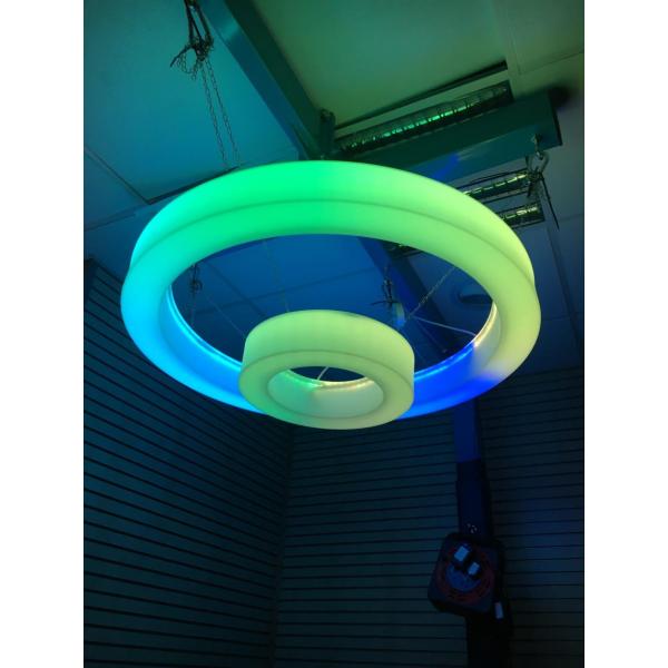 LED-kleurveranderende plafondring - groot