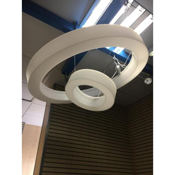 LED-kleurveranderende plafondring - groot