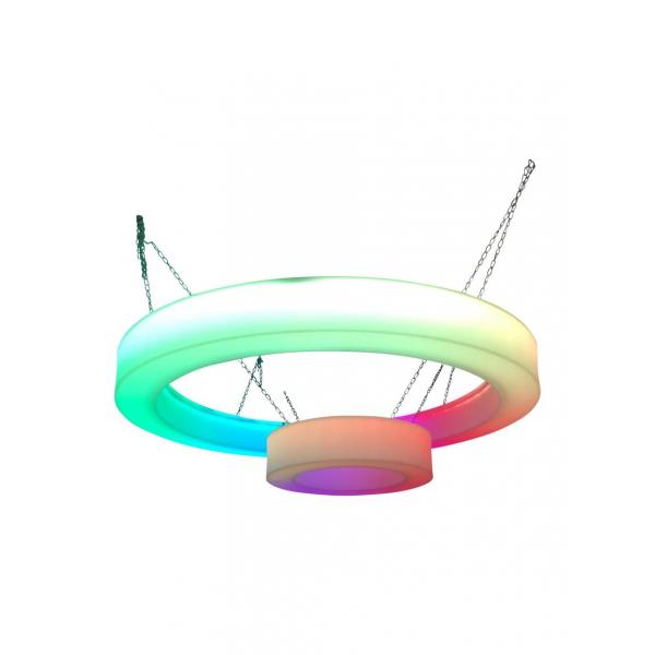 LED-kleurveranderende plafondring - medium