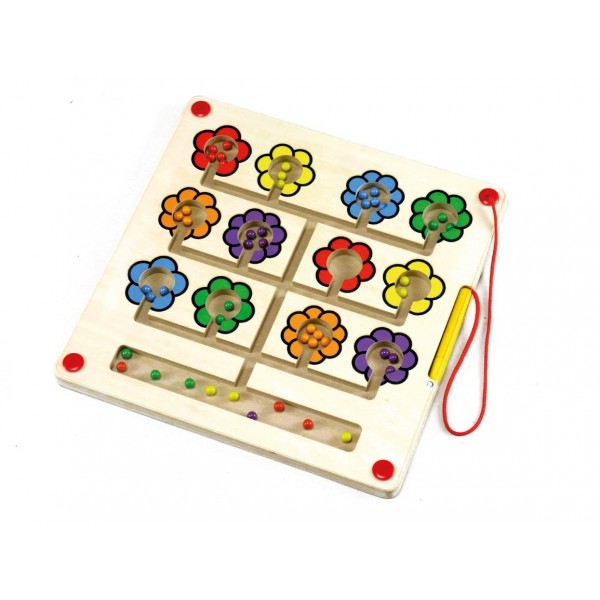 Magnetisch bloemenlabyrint