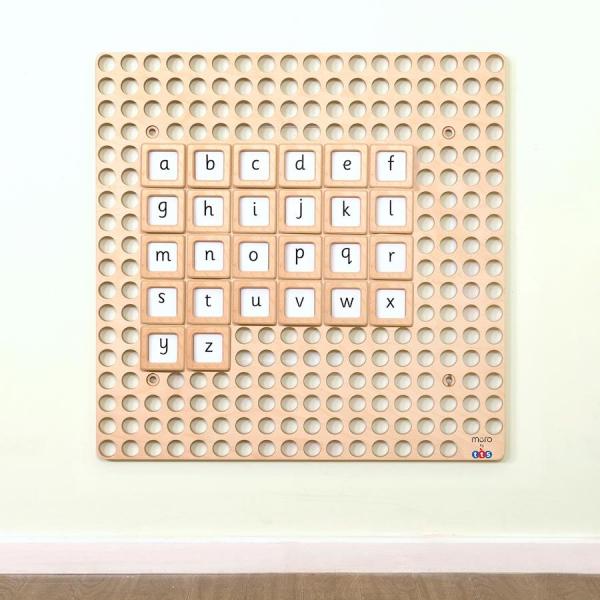 Muro Insteekkaarten A-Z voor houten wandbord