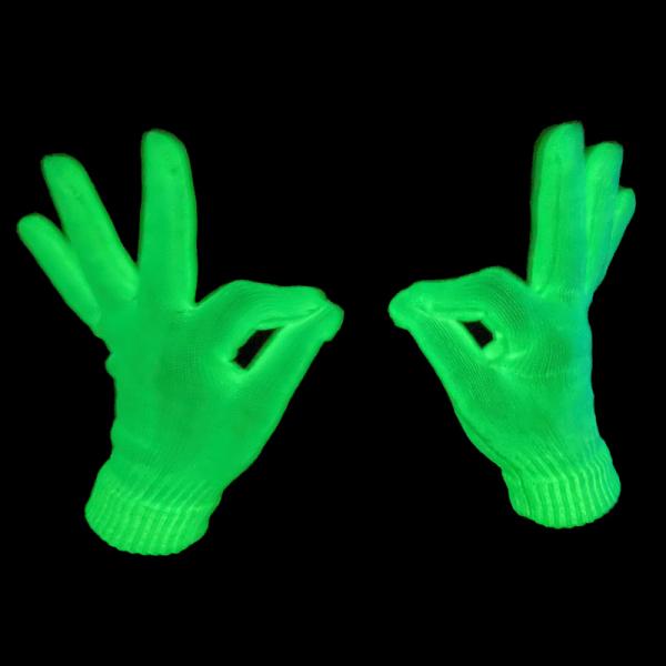 Oplichtende handschoenen
