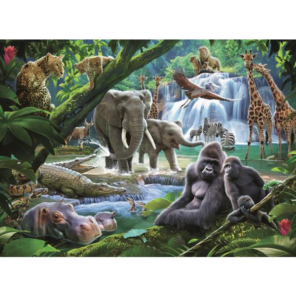 Puzzel - Jungle Dieren (100 XXL)