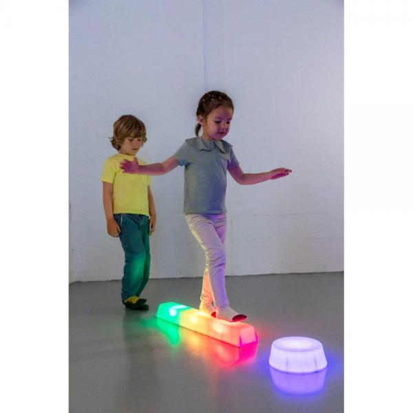 Ronde oplichtende balansbalk met LED
