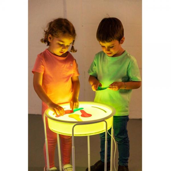 Sensorische speelbak met LED-verlichting en verstelbare standaard