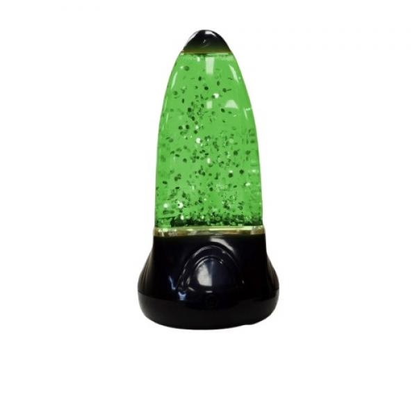 Sensorische vulkaan glitterlamp