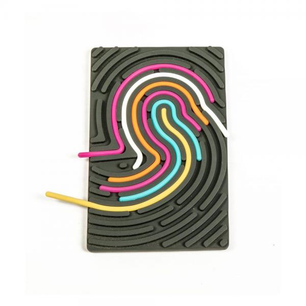 Siliconen sensorische activiteitenbord - rechthoek