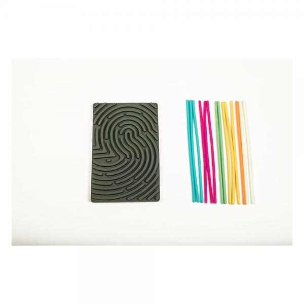 Siliconen sensorische activiteitenbord - rechthoek