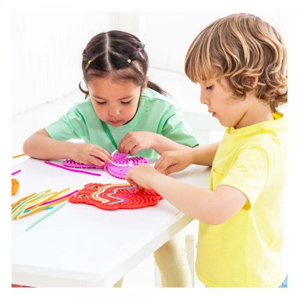 Siliconen sensorische activiteitenbord - vlinder