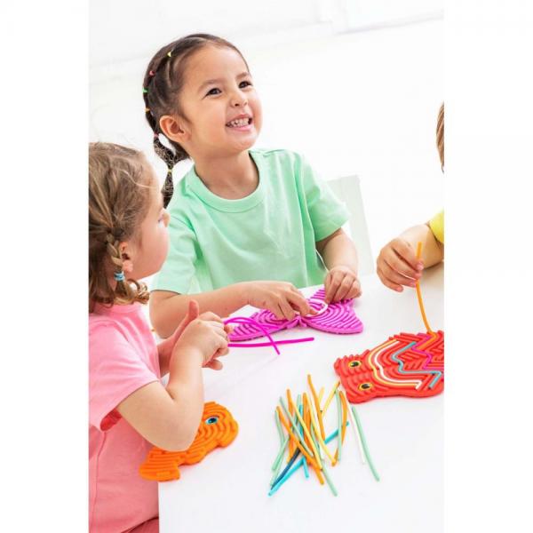 Siliconen sensorische activiteitenbord - vlinder