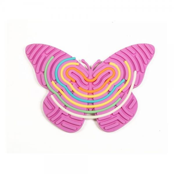 Siliconen sensorische activiteitenbord - vlinder