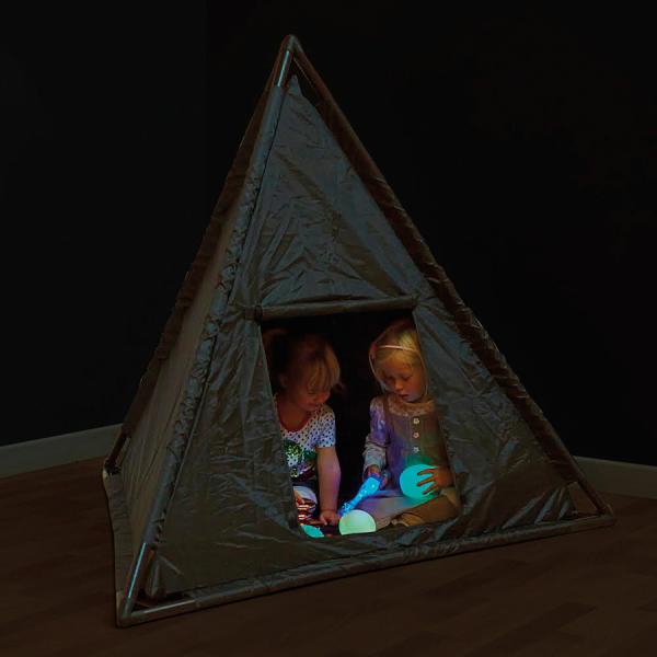 Snoezeltent piramide - zwart