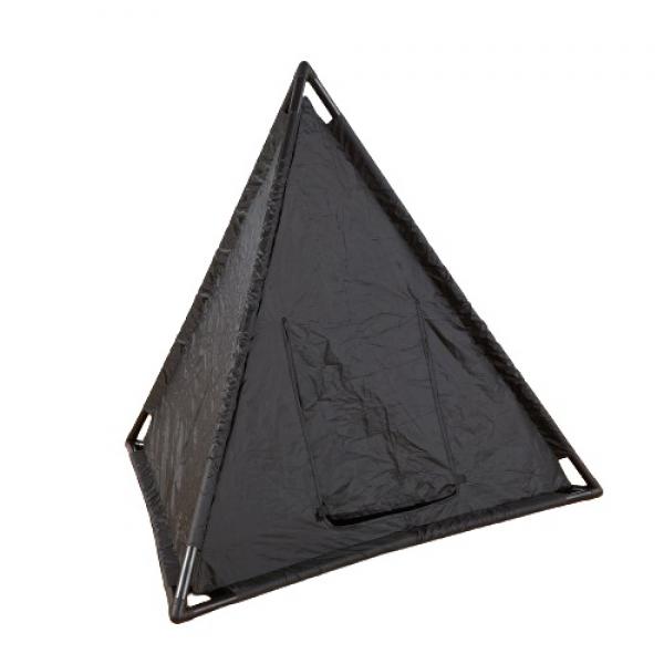 Snoezeltent piramide - zwart