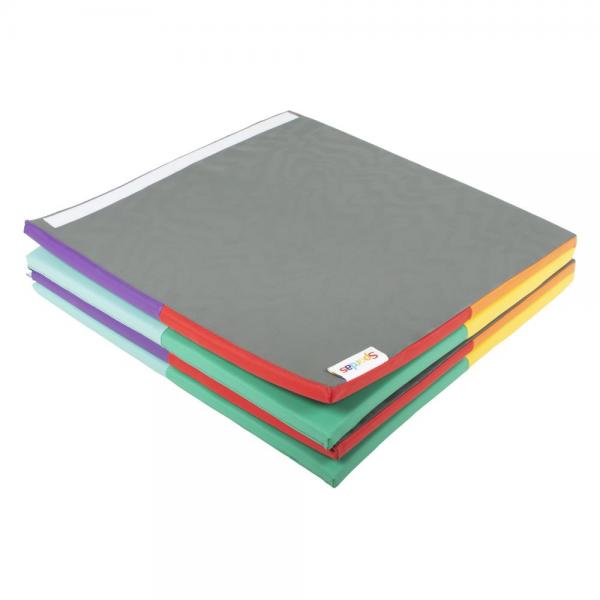 Softplay - opvouwbare speelmat met patchwork-thema