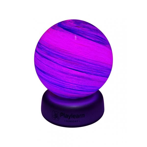 Verlichte planeetbol