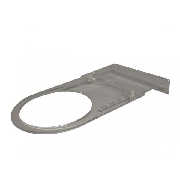 Verstelbare plastic wandbeugel voor Nenko bubbelunit Ø 20 cm