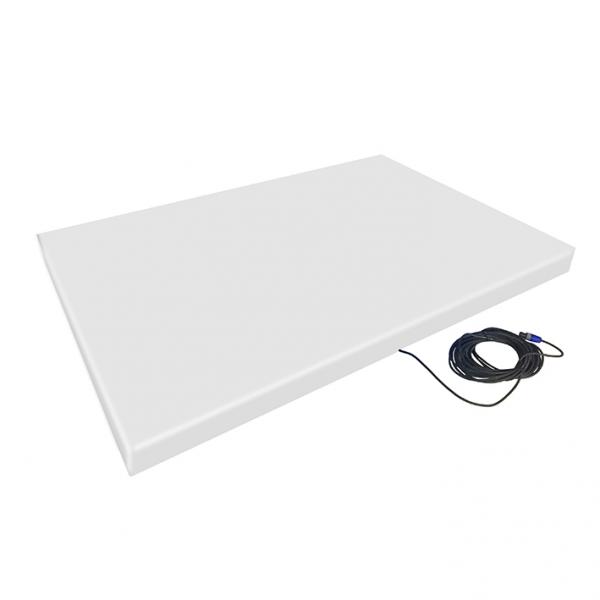 Vibro akoestisch platform - polyester bisonyl / wit 013
