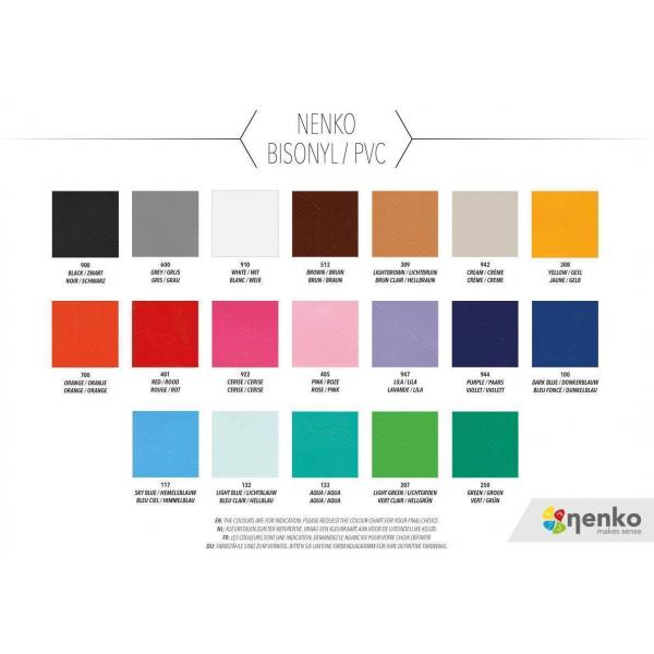 Wandmat gerond 100x95H x 5 cm - bisonyl2