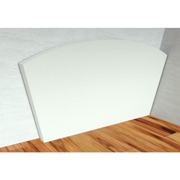 Wandmat gerond 910 WIT 140 x 95 x 5 cm - bisonyl