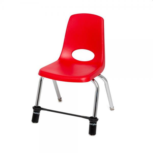 Zwarte stuiterband voor schoolstoelen - groot