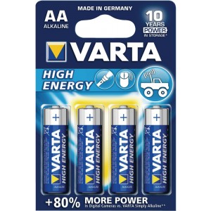 Batterijen AA (LR6) alkaline 1,5 V - set van 4