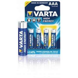 Batterijen AAA (LR03) alkaline 1,5 V - set van 4