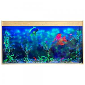 Blacklight UV aquarium