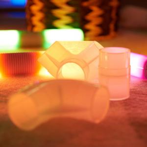 Connectors voor lichtgevende cilinders