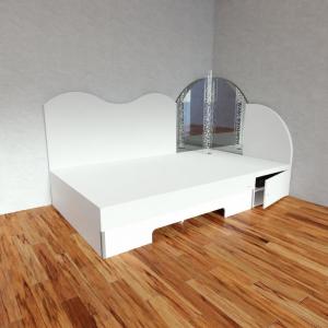 Hoekmodule muzikaal comfort waterbed 160x200 cm  /  + - bisonyl2