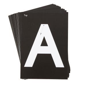 Kaartinzetstukken voor de tekenborden - hoofdletters